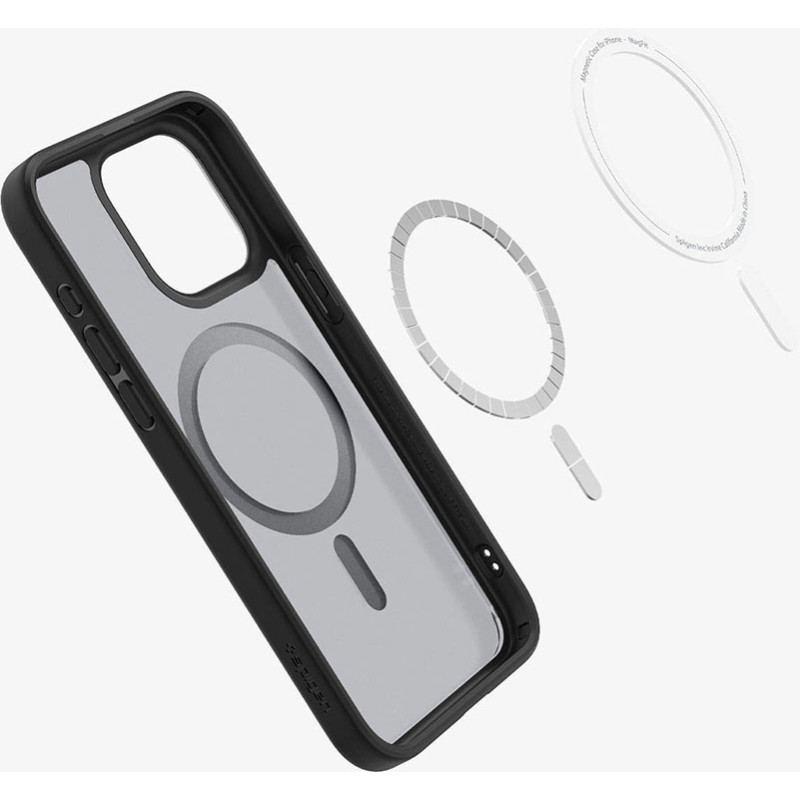 Чохол Spigen для Apple iPhone 15 Pro Ultra Hybrid MagFit, Frost Black