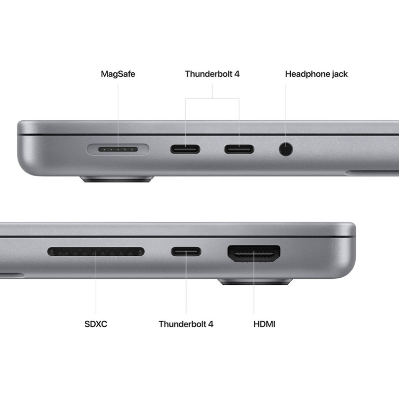 Ноутбук APPLE MacBook Pro 14" M2 Pro 16/1TB 2023 Space Grey MPHF3