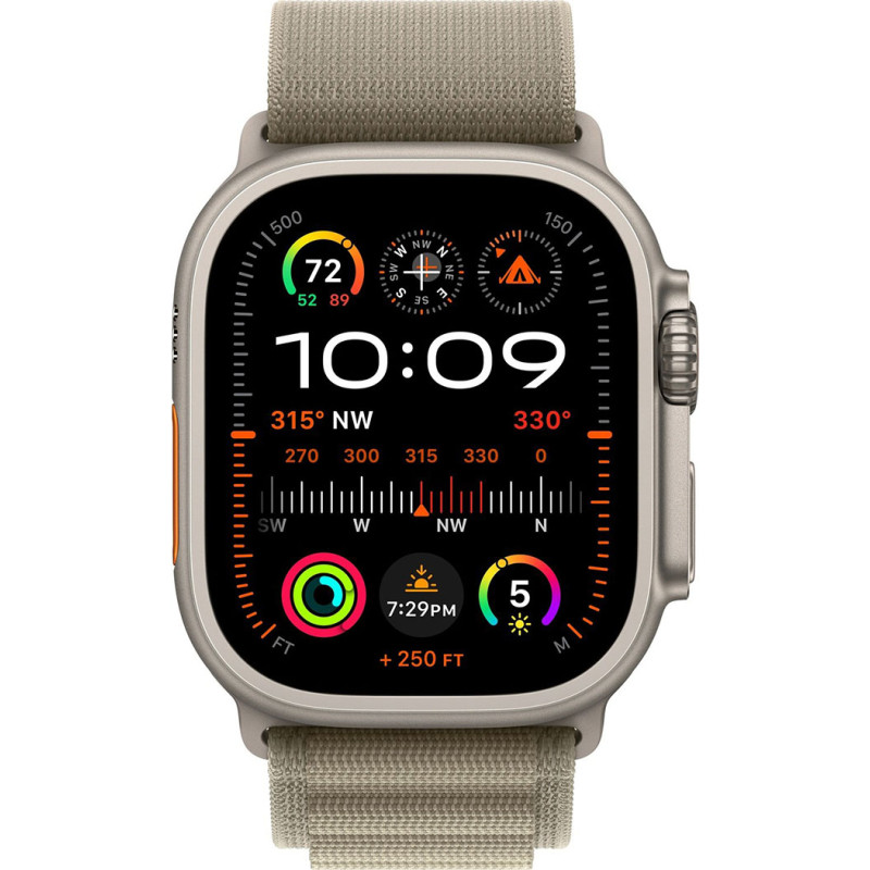 Ремінець Apple для 49mm Olive Alpine Loop Medium