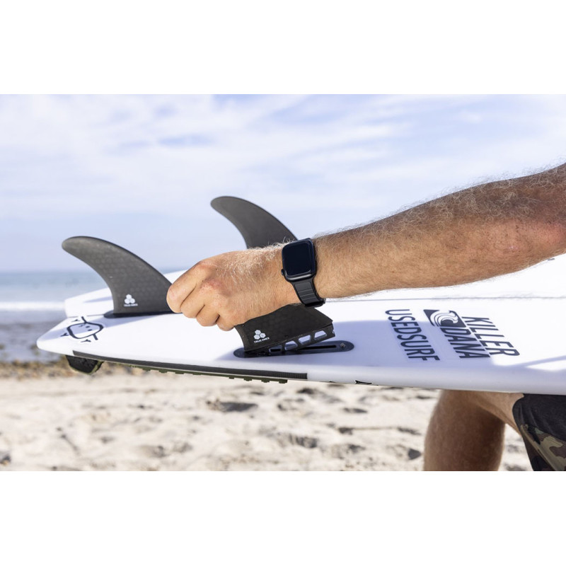 Ремінець UAG для Apple Watch 45/44/42 Torquay, Black-Graphite