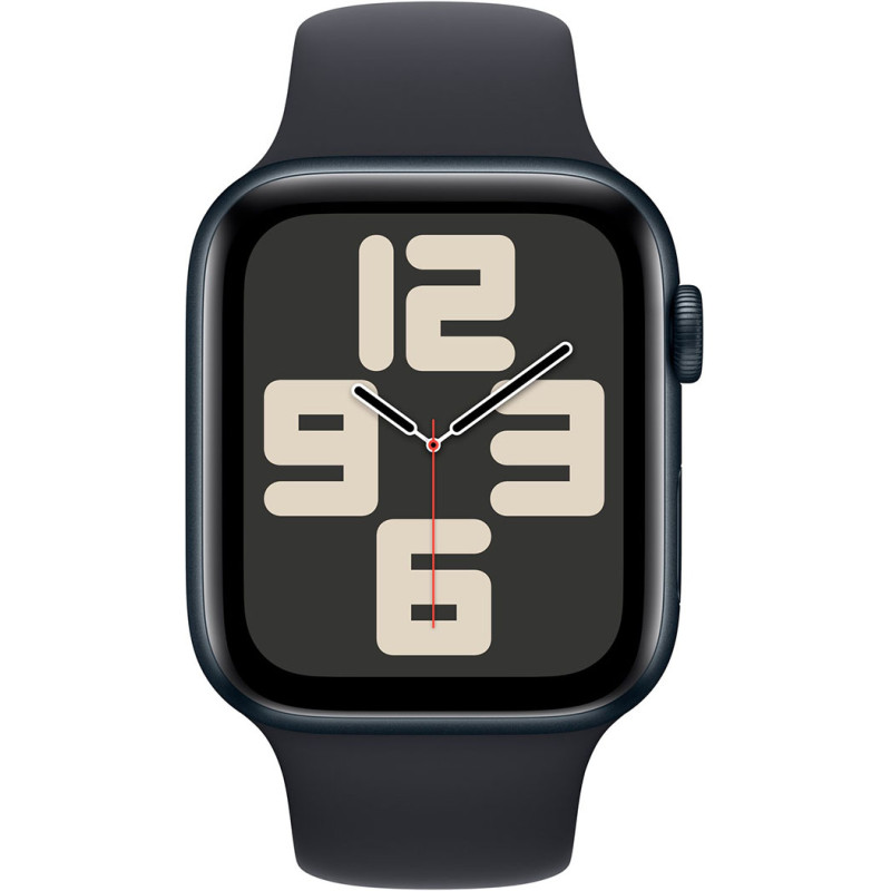 Смартгодинник Apple Watch SE GPS 44mm Midnight Aluminium Case with Midnight Sport Band – M/L