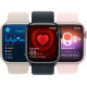 Смартгодинник Apple Watch Series 9 GPS 45mm Starlight Aluminium Case with Starlight Sport Band – S/M